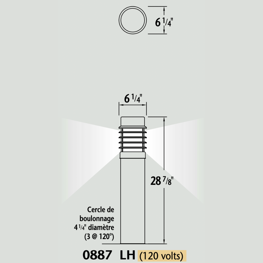 Luminaire paysager - Bollards - 0887