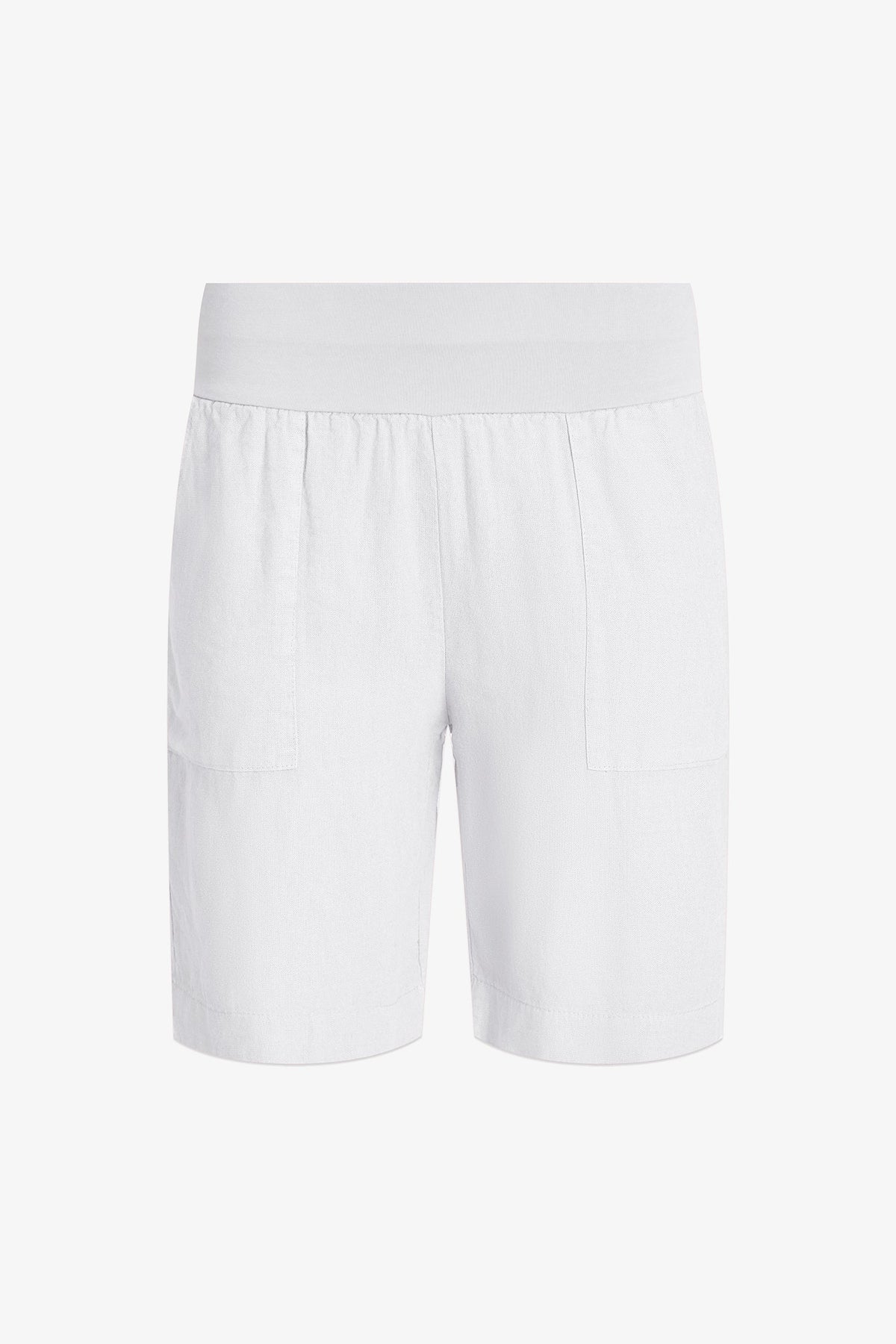 Women's Knit Woven Combo Shorts