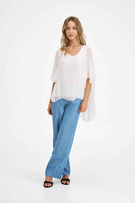 Women's Woven Tunic Top
