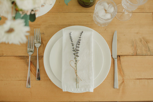 Lavendel-Minizweig – Platzgedeck-Set