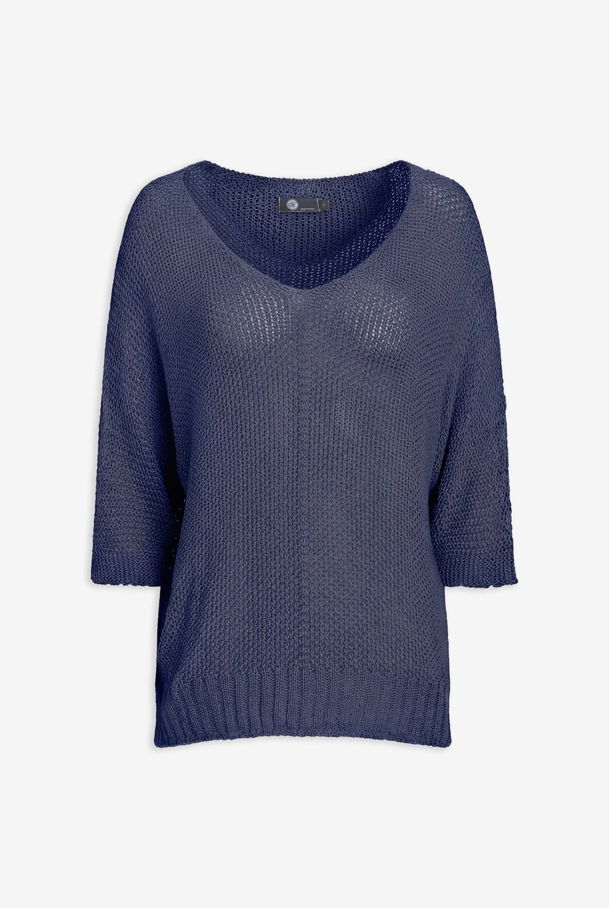Women's Oversized Knit V-Neck Sweater
