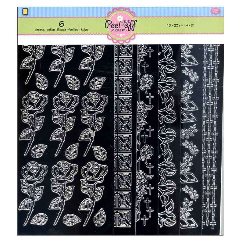 Sticker Kit 6 sheets Condolences - Black