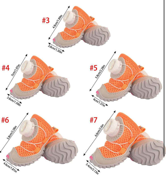 Summer Walking Shoes for Dogs – Lightweight Breathable Dog Shoes