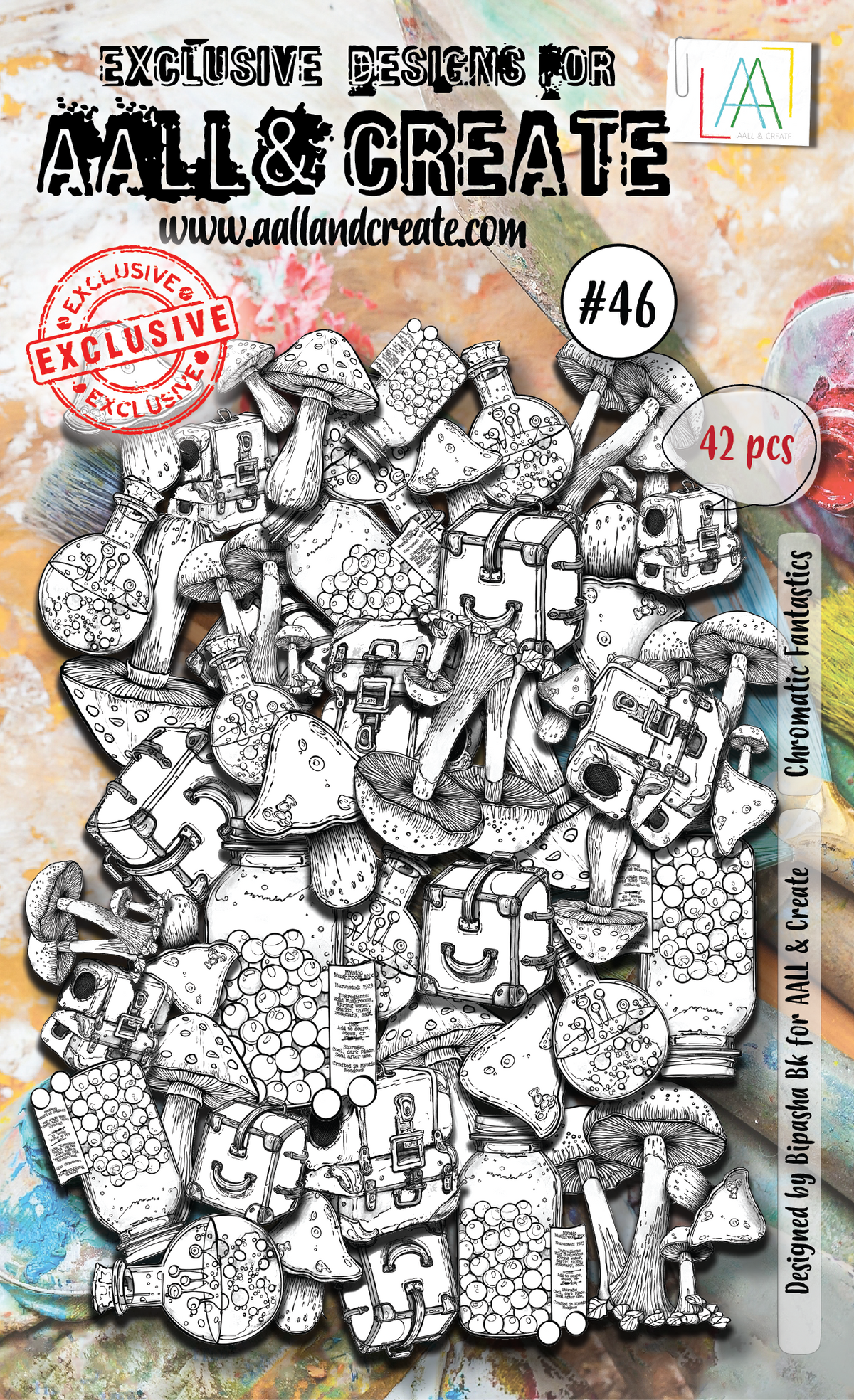 AALL and Create Ephemera Die-Cuts - 46 - Chromatic Fantastics