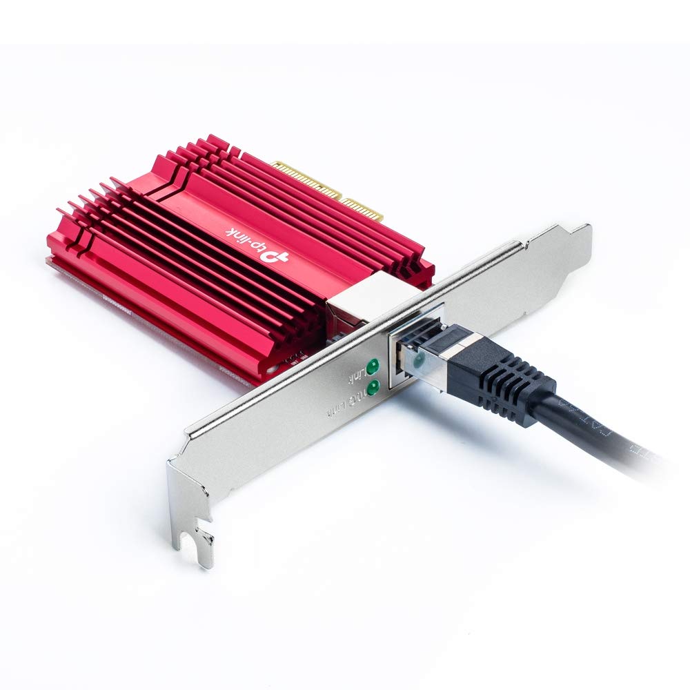 TP-Link 10GB PCIe Network Card (TX401) - PCIe to 10 Gigabit Ethernet Network Adapter, Supports Windows 11/10/8.1/8/7, Windows Servers 2019/2016/2012 R2, and Linux, Including a CAT6A Ethernet Cable ๐ All In One Marketplace Canada