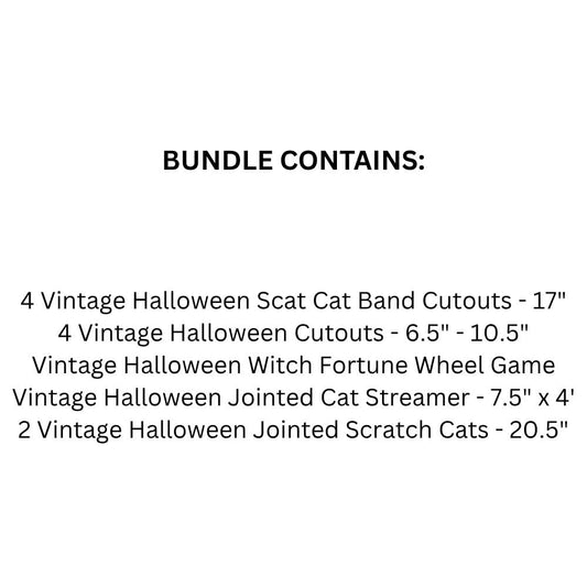 Beistle S6AZA S6AZAVintage Halloween Decoration Assortment Sizes, Multicolored