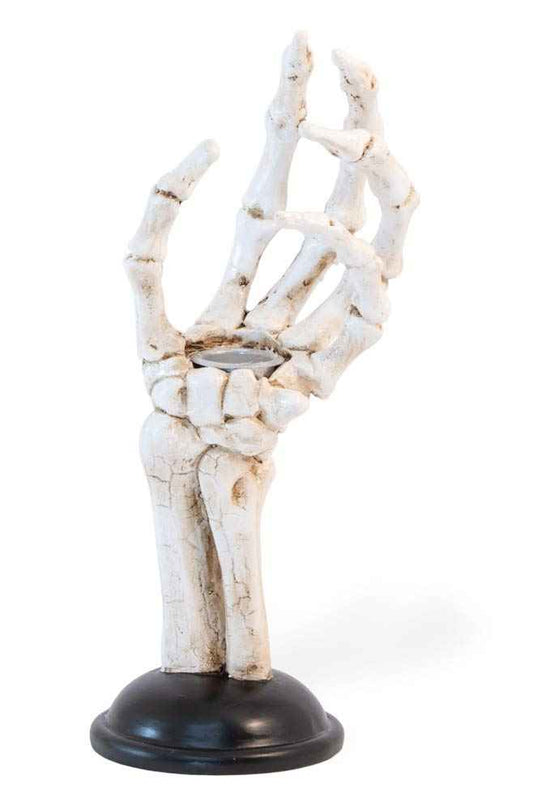 Boston International Halloween Taper Candle Holders, Set of 2-3 x 8-Inches, Skeleton Hands