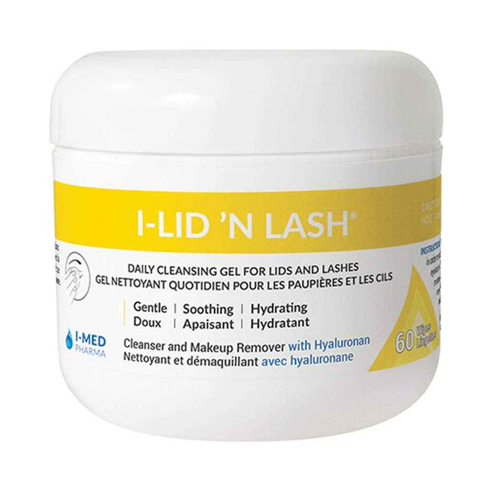I-LID 'N LASH Eyelid Cleansing Wipes, 60 pre-soaked wipes đ All In One Marketplace Canada