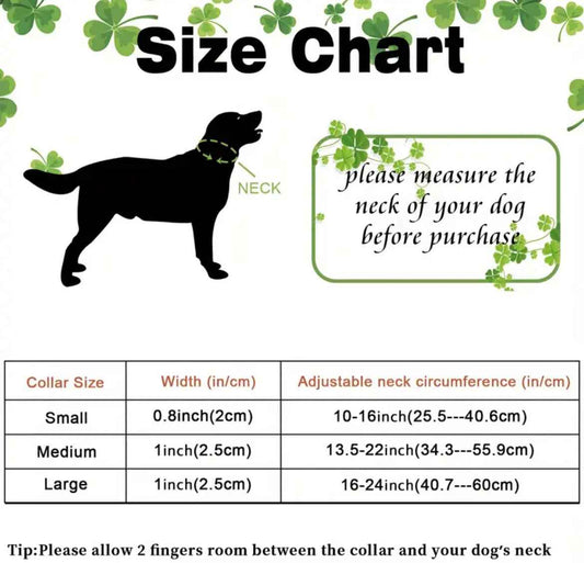 Saint Patrick’s Day Collar – Festive Luxury Dog Collar
