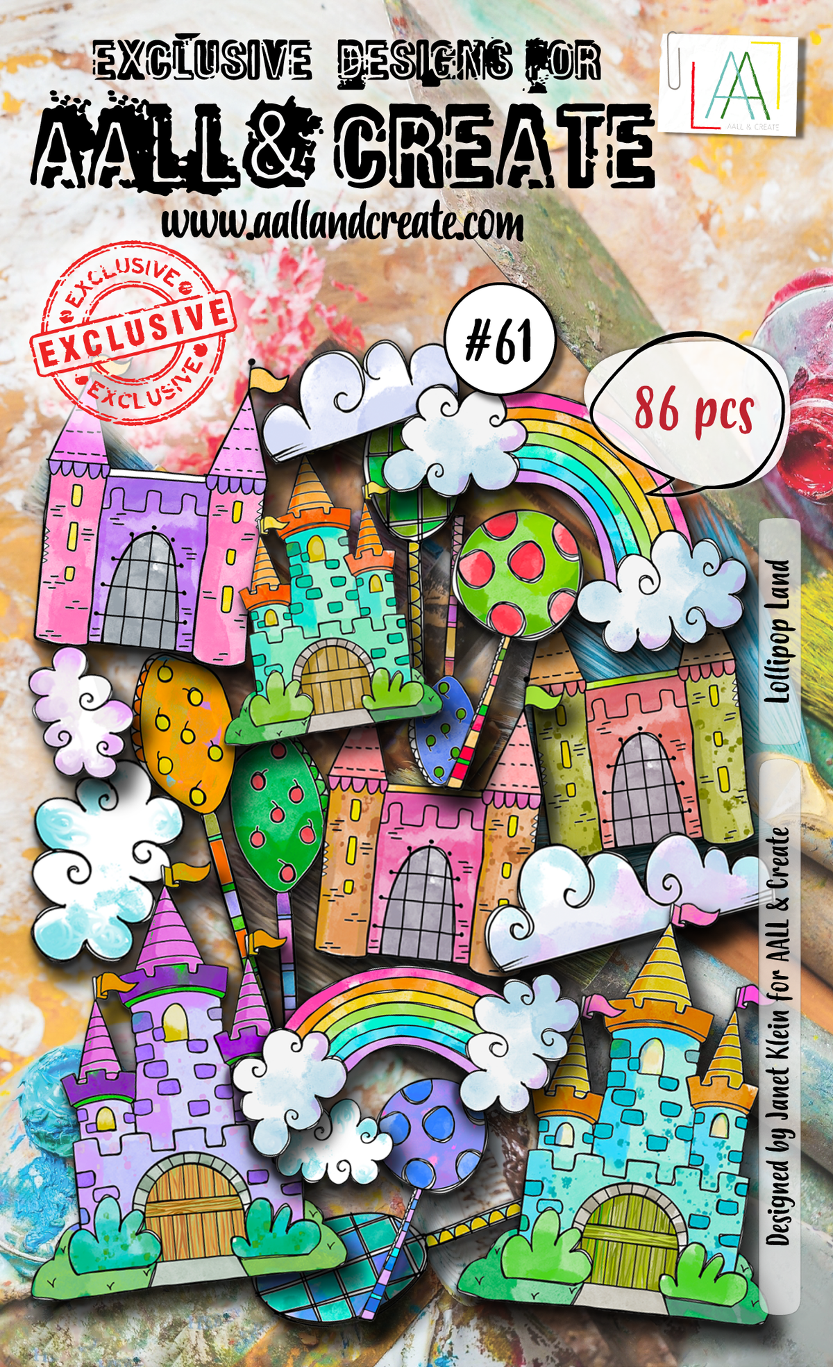 AALL and Create Ephemera Die-Cuts - Lollipop Land