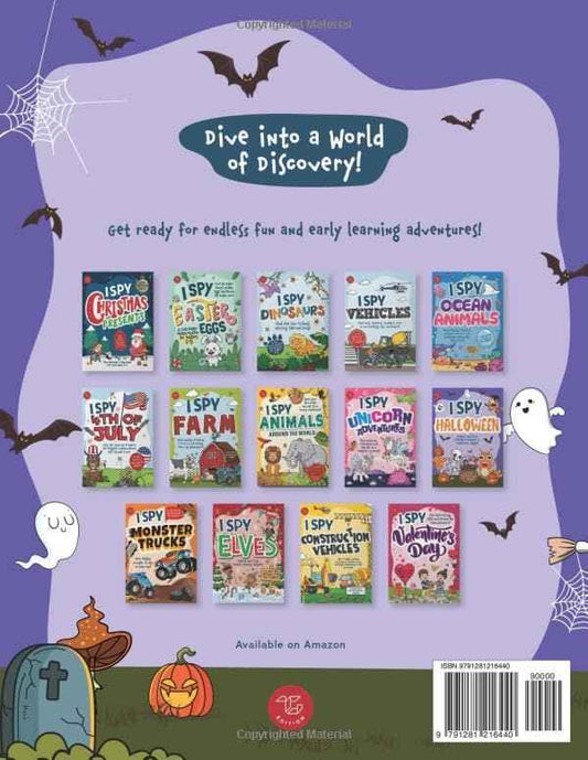 I Spy Halloween: Search and Find Friendly Monsters on Halloween Night! A Cute Halloween Gift for Toddlers