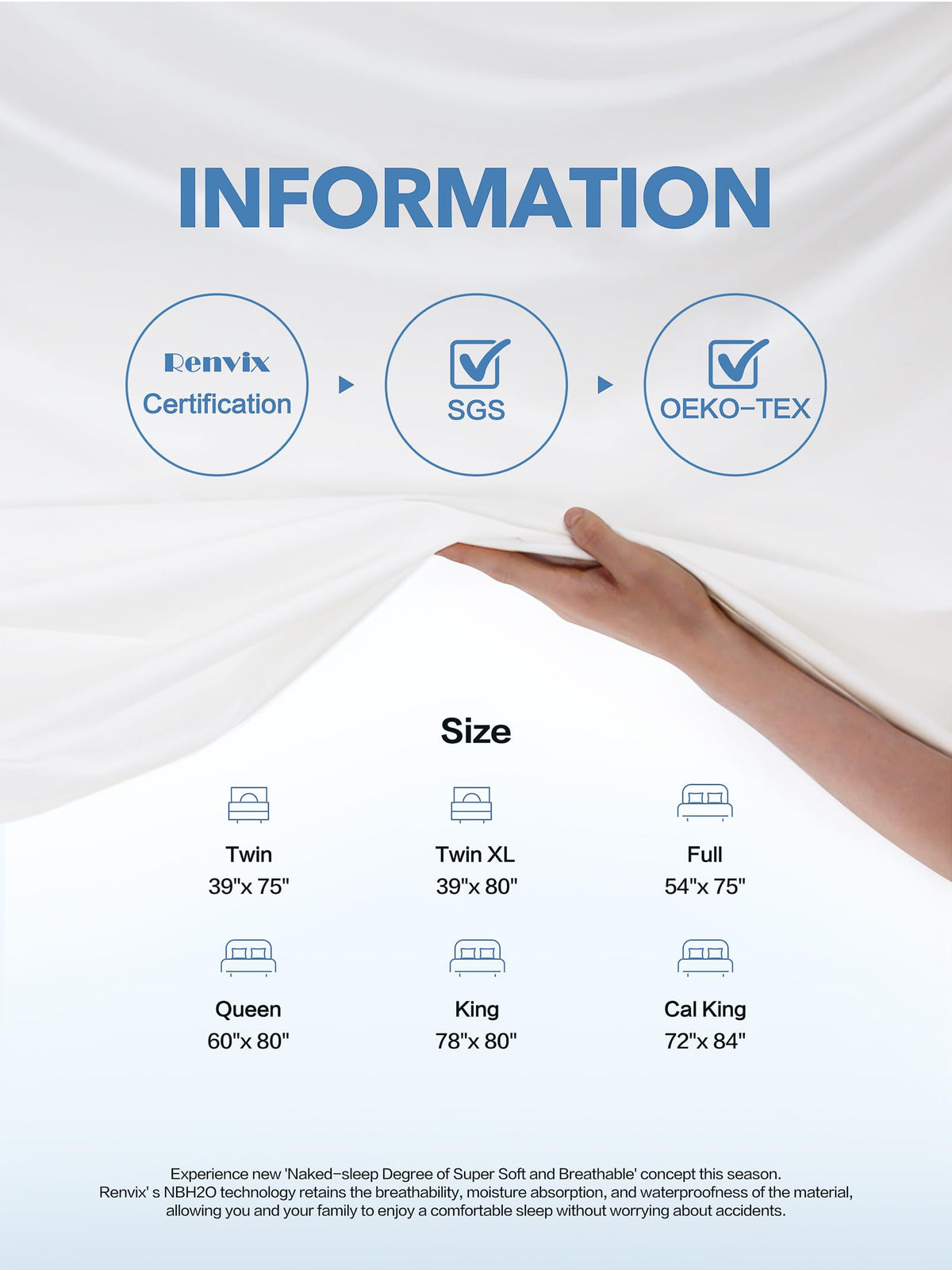 100% Waterproof Mattress Protector Twin Size, Premium Viscose from Bamboo Mattress Pad Ultra Soft Breathable, Noiseless Mattress Cover Fitted 8"-21" Deep Pocket đ All In One Marketplace Canada