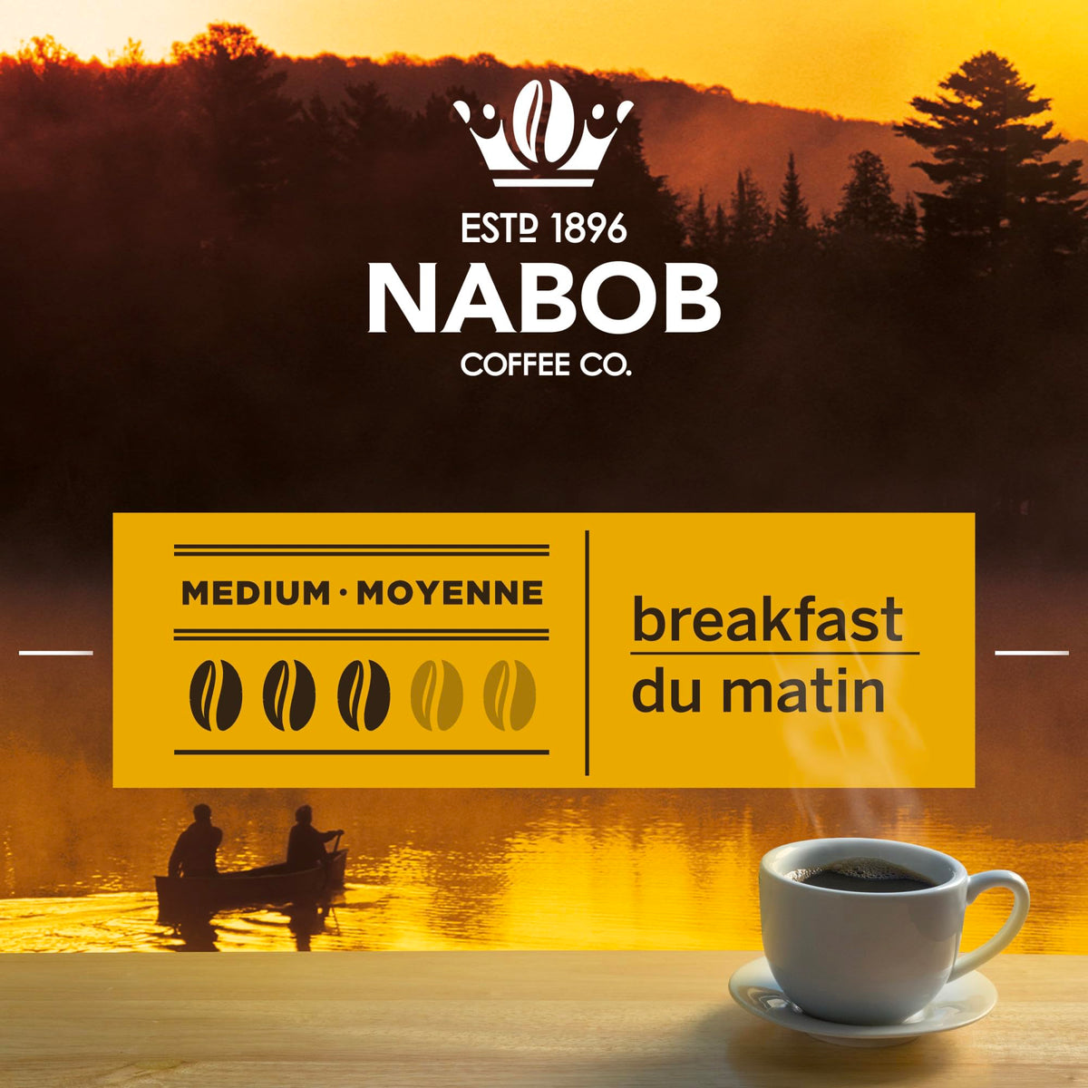 Nabob Breakfast Blend 100% Compostable Pods, 56 Pods ๐ All In One Marketplace Canada