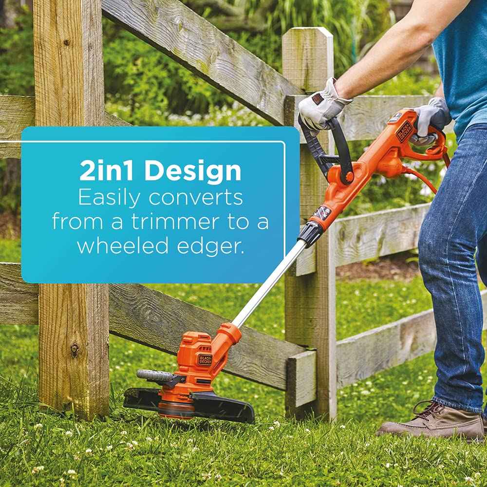BLACK+DECKER String Trimmer & Edger with Auto Feed, Lightweight Corded Electric, 6.5-Amp, 14-Inch (BESTA510-CA) 🍁 All In One Marketplace Canada
