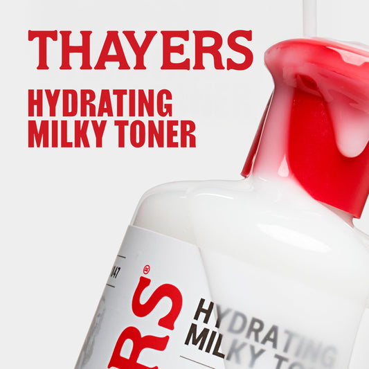 Thayers Milky Face Toner, With Hyaluronic Acid and Snow Mushroom, No Alcohol, Glass Skin, 48 Hour Hydration, For A Dewy And Hydrated Look, From Dry to Oily Skin Types, Vegan, Cruelty Free, 355ml 🍁 All In One Marketplace Canada