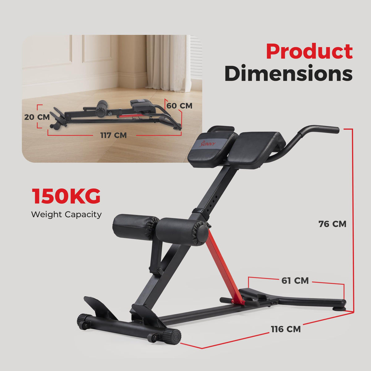 Sunny Health & Fitness Multi-Function Roman Chair Bench with Dip Station đ All In One Marketplace Canada