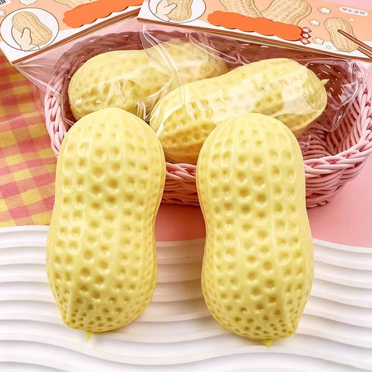 Peanut Squishies, Peanut Shape Stress Relief Ball Soft Squeeze Fidget, Soft Slow Rising Fidget Squeeze Soft Stress Relief Sensory Fidget for Adults Anxiety Relief Hand Relax for Office Desk Workers ๐ All In One Marketplace Canada