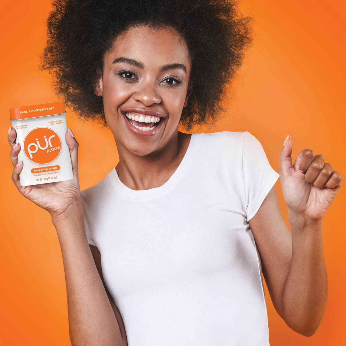 PUR Mints | Aspartame Free | Made with Xylitol | Sugar Free, Vegan, Gluten Free & Keto Friendly | Natural Tangerine Tango Flavoured Mints, 30 Pieces (Pack of 12) ๐ All In One Marketplace Canada