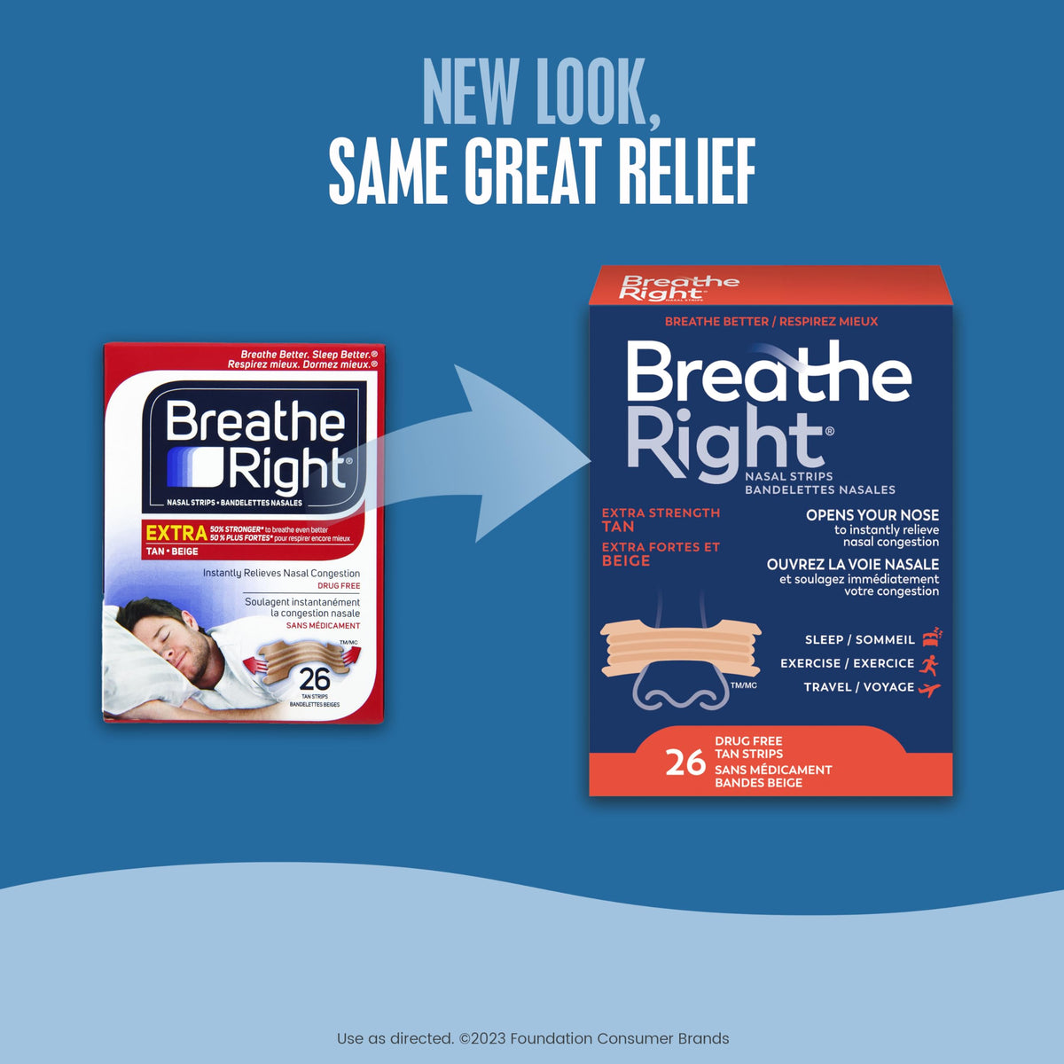 Breathe Right Nasal Strips, Extra Strength, Tan, Drug-Free Snoring Solution & Nasal Congestion Relief Caused by Colds & Allergies, Nightly Sleep, 26 Count ๐ All In One Marketplace Canada