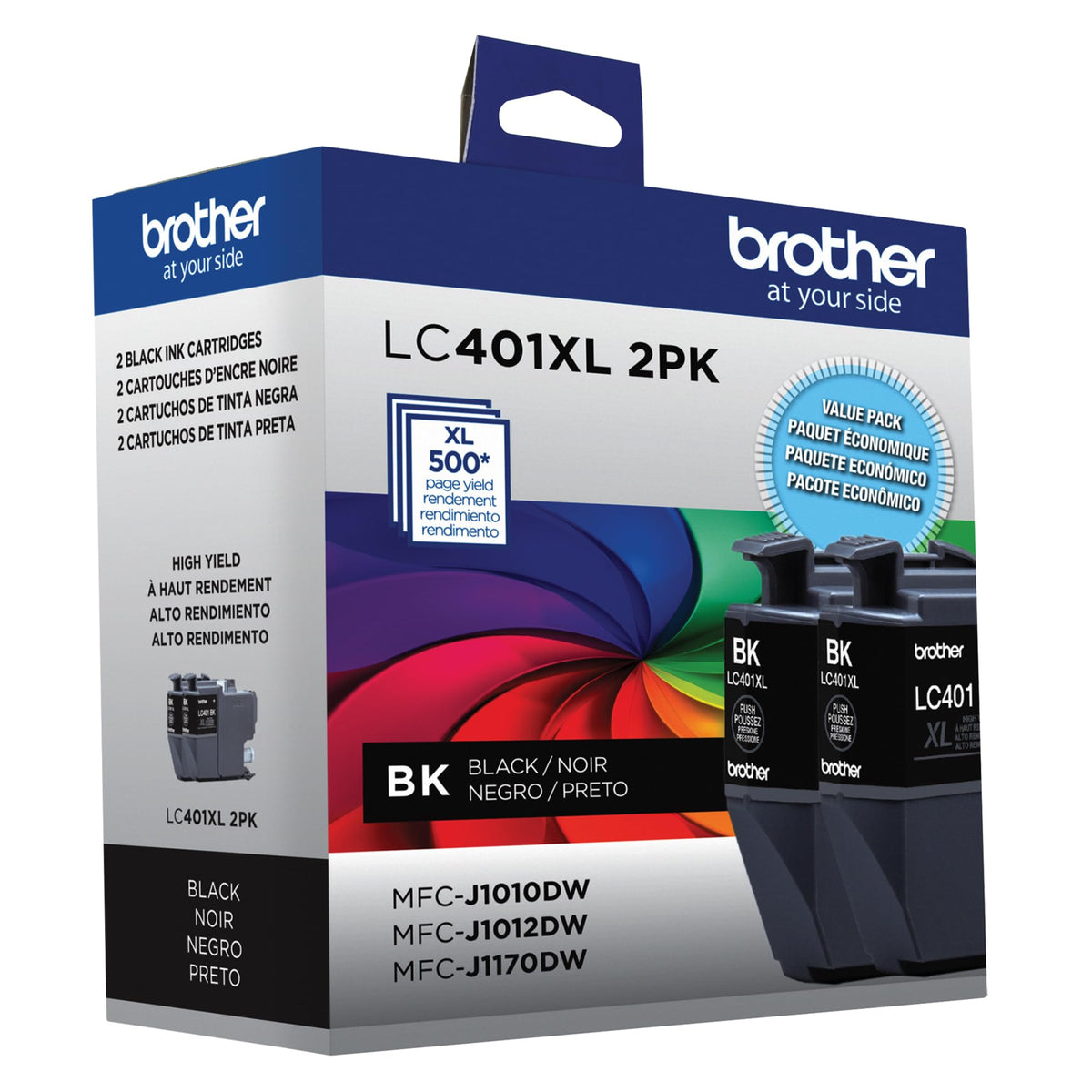Brother Genuine LC401XL 2PK High Yield 2-Pack Black Ink Cartridges đ All In One Marketplace Canada