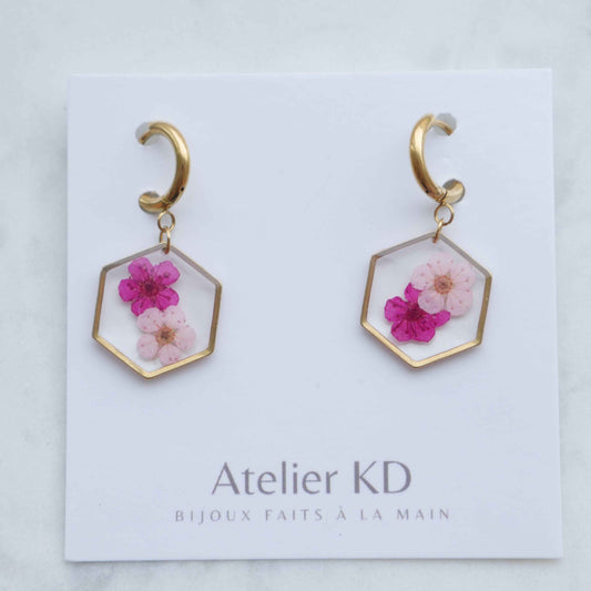 Edition Spéciale - Boucles d'oreilles Lola - hexa