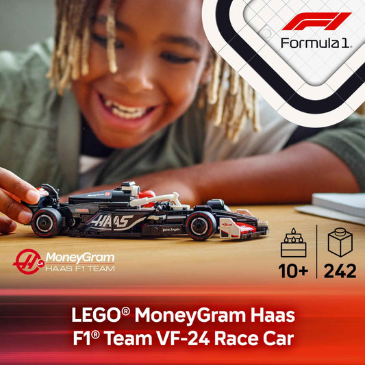 LEGO Speed Champions MoneyGram Haas F1 Team VF-24 Race Car Toy - Building Set for Kids, Boys & Girls, Ages 10+ - Toy Car for F1 Fans - Gift Idea for Birthday - 77250 🍁 All In One Marketplace Canada