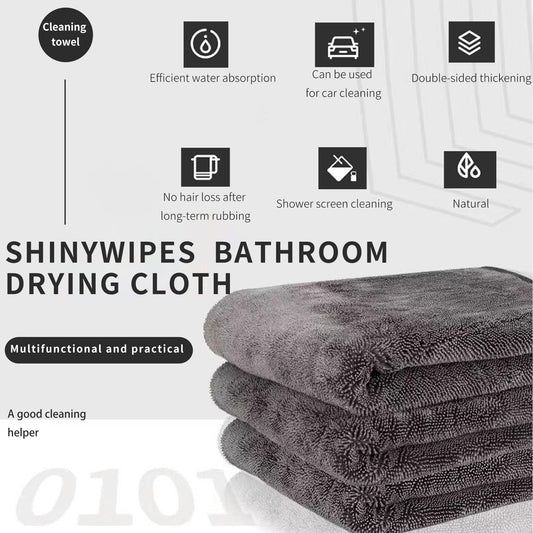 Shiny Wipes Towel for Shower, Shiny Wipes Cloth, Shower Cleaning Cloths for Car Detailing, Kitchen, Window Cleaning Cloth (3, 40 * 40cm) 🍁 All In One Marketplace Canada