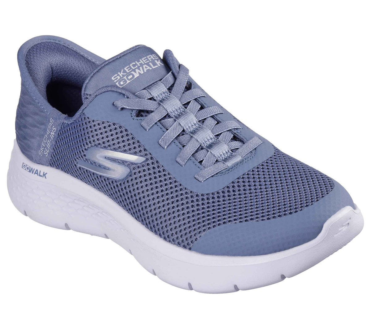 Skechers Women's Go Walk Flex Hands Free Slip-ins - Grand Entry, Blue, 8 🍁 All In One Marketplace Canada