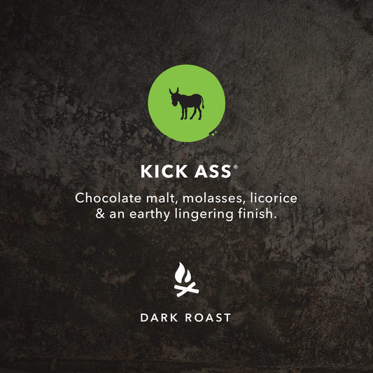 Kicking Horse Coffee - Kick Ass Blend, Whole Bean 100% Arabica Coffee | Dark Roast | All Organic & Fairtrade | 850 g 🍁 All In One Marketplace Canada