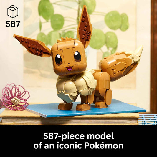 LEGO Pokรฉmon Eevee - Collectible Building Set for Adults, Ages 18+ - Posable Pokรฉmon Figure for Display - Desk, Bookshelf or Home Office Decor - Gift for Men & Women - 72151 ๐ All In One Marketplace Canada