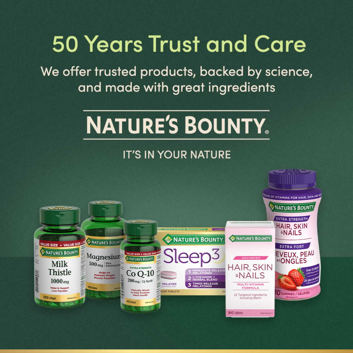 NATURE'S BOUNTY Gingko Biloba, 120 mg, Value Size, Helps to Enhance Cognitive Function, 180 Capsules, 78.5 g 🍁 All In One Marketplace Canada