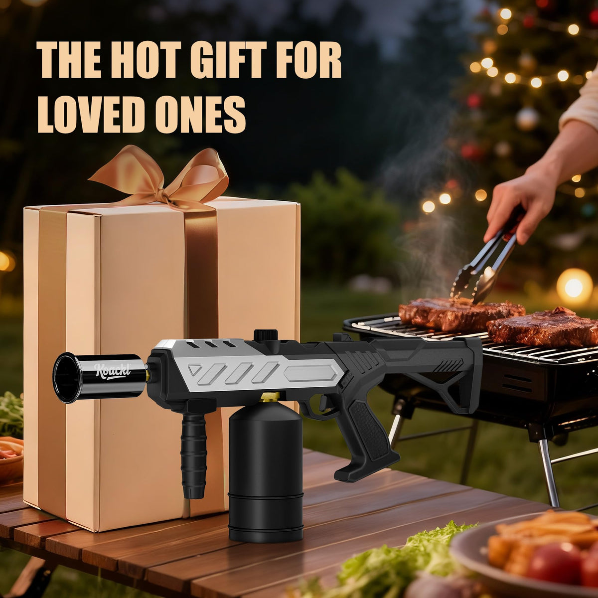 Powerful Propane Torch Gun, Blow Torch with Adjustable Flame, Flamethrower Kitchen Torch Gun Gas Welding Kits for Outdoor BBQ, Searing Steak, Camping & Charcoal Torch Lighter(Tank Not Included) đ All In One Marketplace Canada