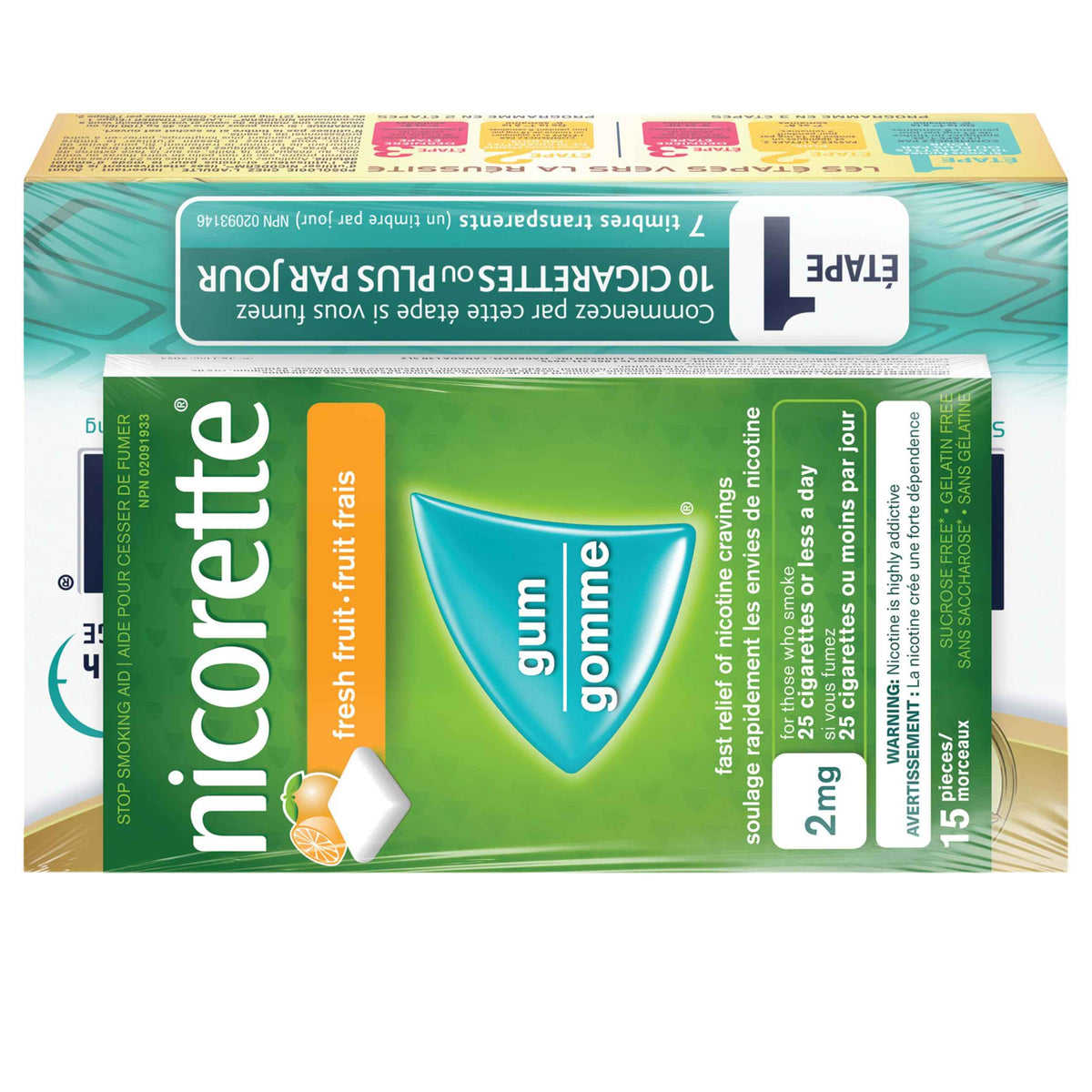 NicoDerm Patches & Nicorette Chewing Gum - Combination Therapy Pack for Quitting Smoking โ Fast Relief of Nicotine Cravings โ 7 Patches, 15 Gum Pieces ๐ All In One Marketplace Canada