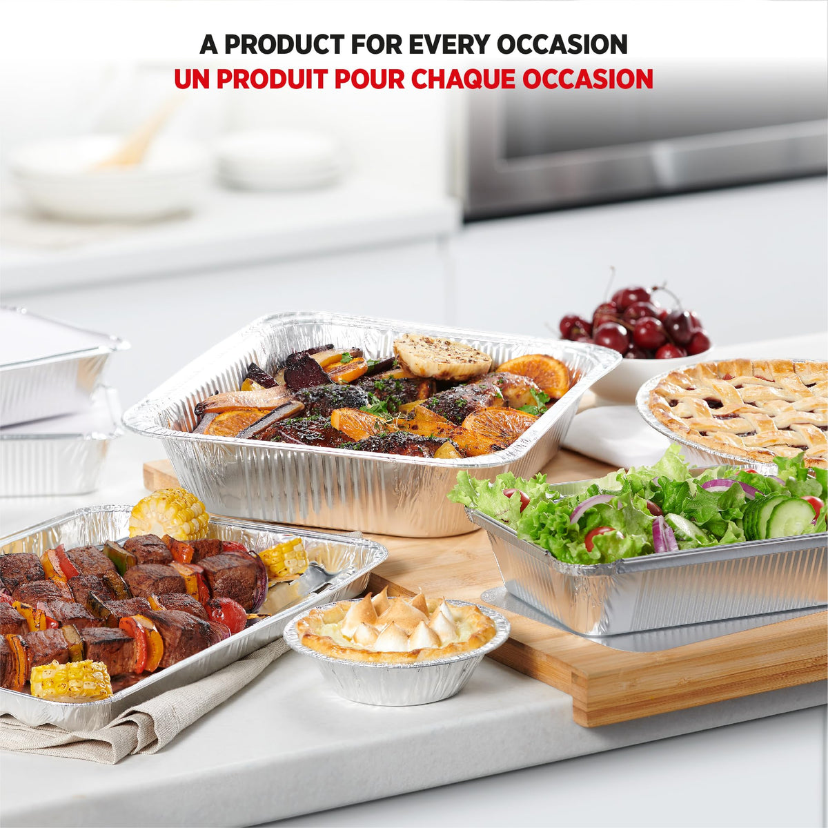 Starfrit 30-Pack Aluminum Grilling Trays, 13.5โ x 9โ (34 cm x 23 cm), Perfect for BBQ, Recyclable, Disposable ๐ All In One Marketplace Canada