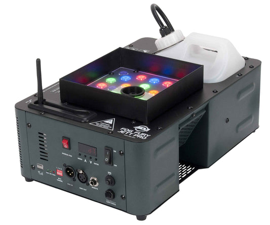 ADJ Fog Fury Jett Pro 1550W Vertical Fog Machine - 28 x 3 Watt LEDs - Black