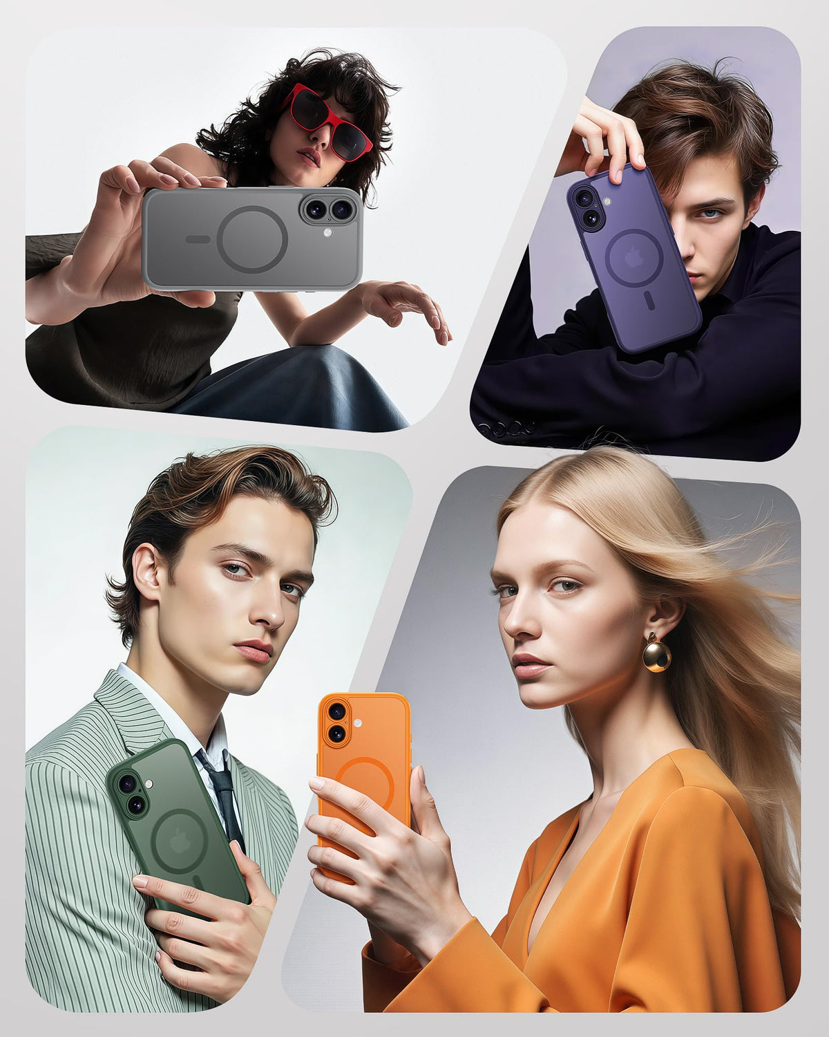 TOCOL for iPhone 17 Case, Full Camera Protection, Built-in Magnetic Ring, Compatible with Magsafe, Drop Protection, Translucent Matte Phone Case for iPhone 17 6.3 inch (Alpine Green) 🍁 All In One Marketplace Canada