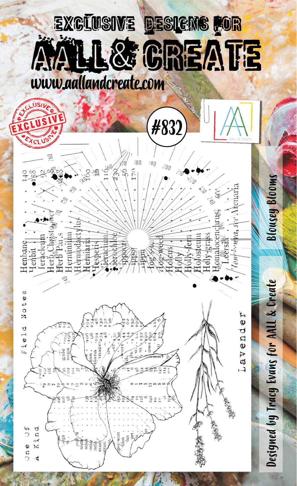 AALL and Create Stamp Set - 832 - Blousey Blooms