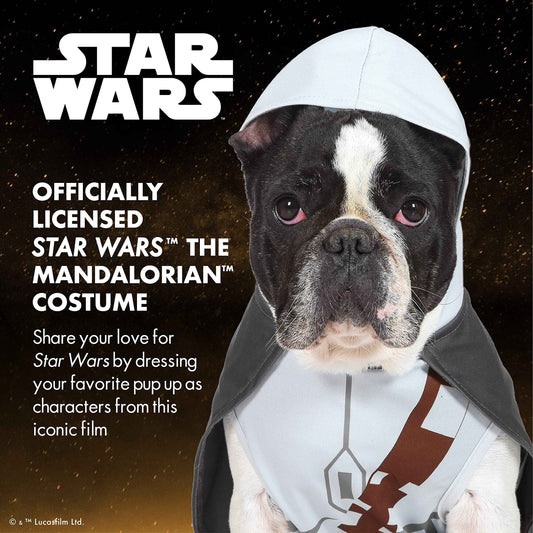 Star Wars Halloween Mandalorian Dog Costume - Officially Licensed Halloween Costumes for Dogs, Size Extra Large