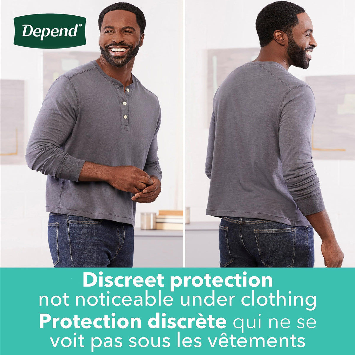 Depend Fresh Protection Adult Incontinence Underwear for Men (Formerly Depend Fit-Flex), Disposable, Maximum, Large, Grey, 40 Count đ All In One Marketplace Canada