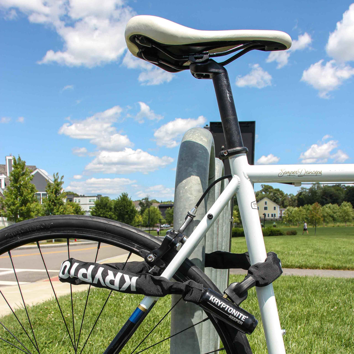 Kryptonite Keeper Integrated Chain Bicycle Lock, 32-Inch đ All In One Marketplace Canada