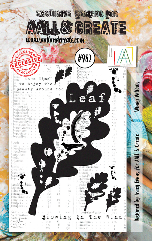 AALL and Create A7 Stamp Set - #982 - Windy Willows