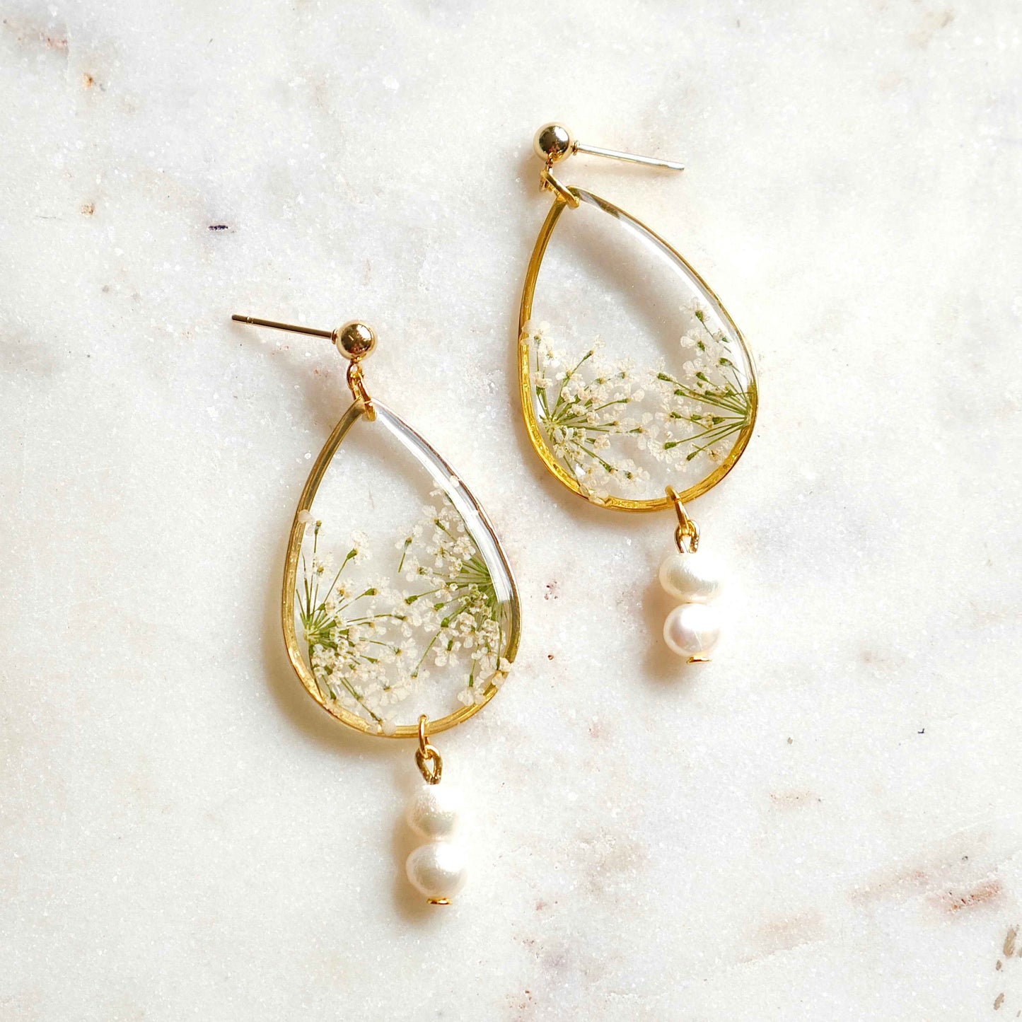Boucles d'oreilles Perla - goutte