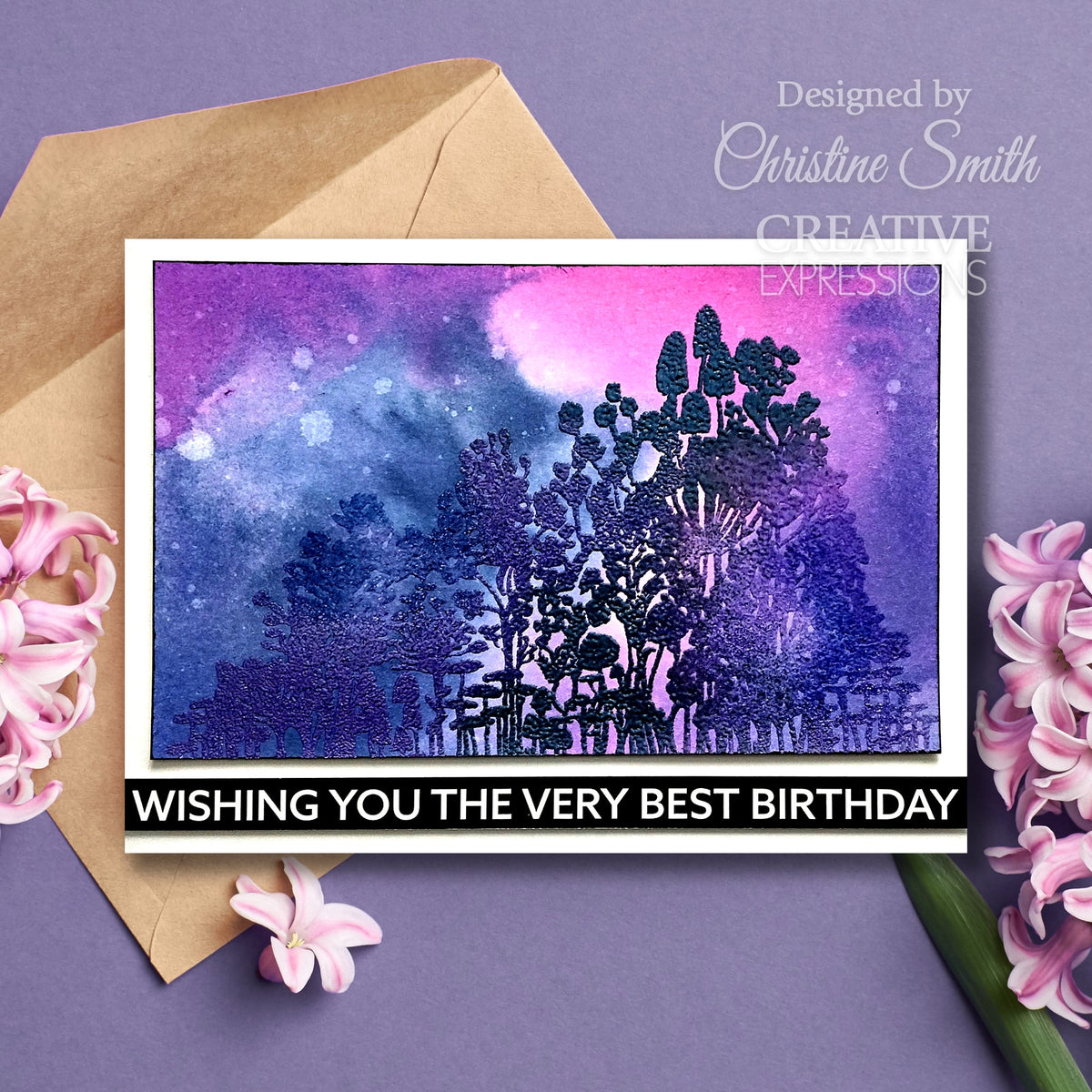 Creative Expressions Jane Davenport WildInk 6 in x 8 in Clear Stamp Set
