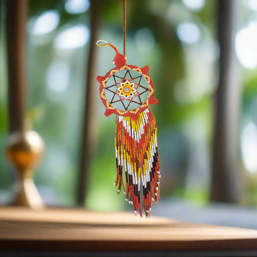 Red Sun Star Dream Catcher