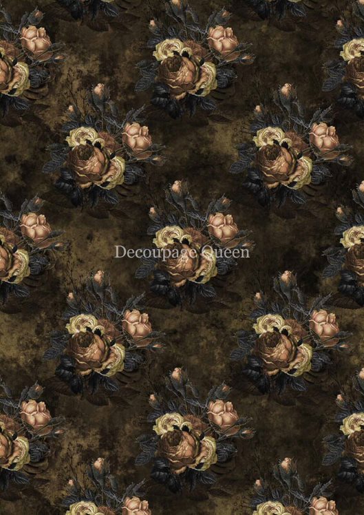 Forest Lore - Fall Flowers A4 Rice Paper - 5 Sheets