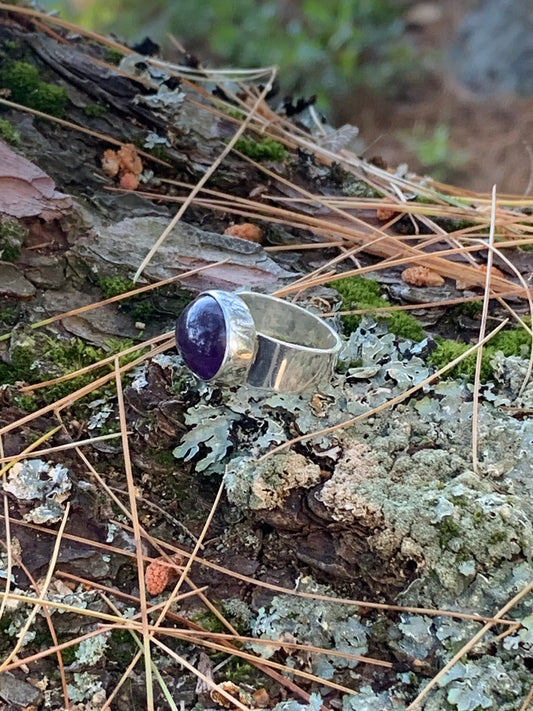 Dionysus — Amethyst Statement Ring