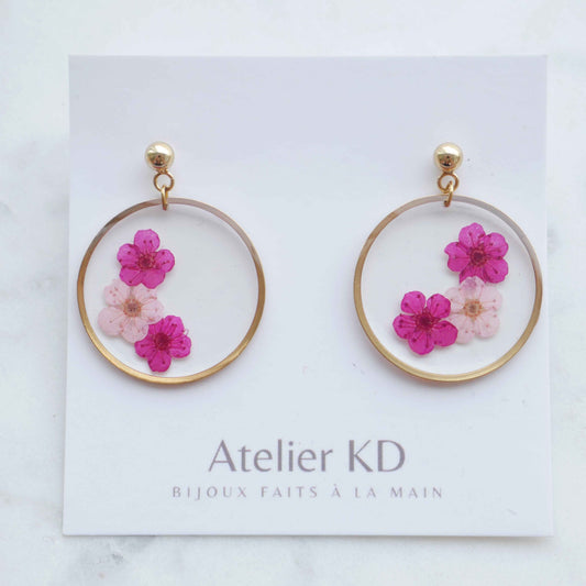 Edition Spéciale - Boucles d'oreilles duo Sofia - rond