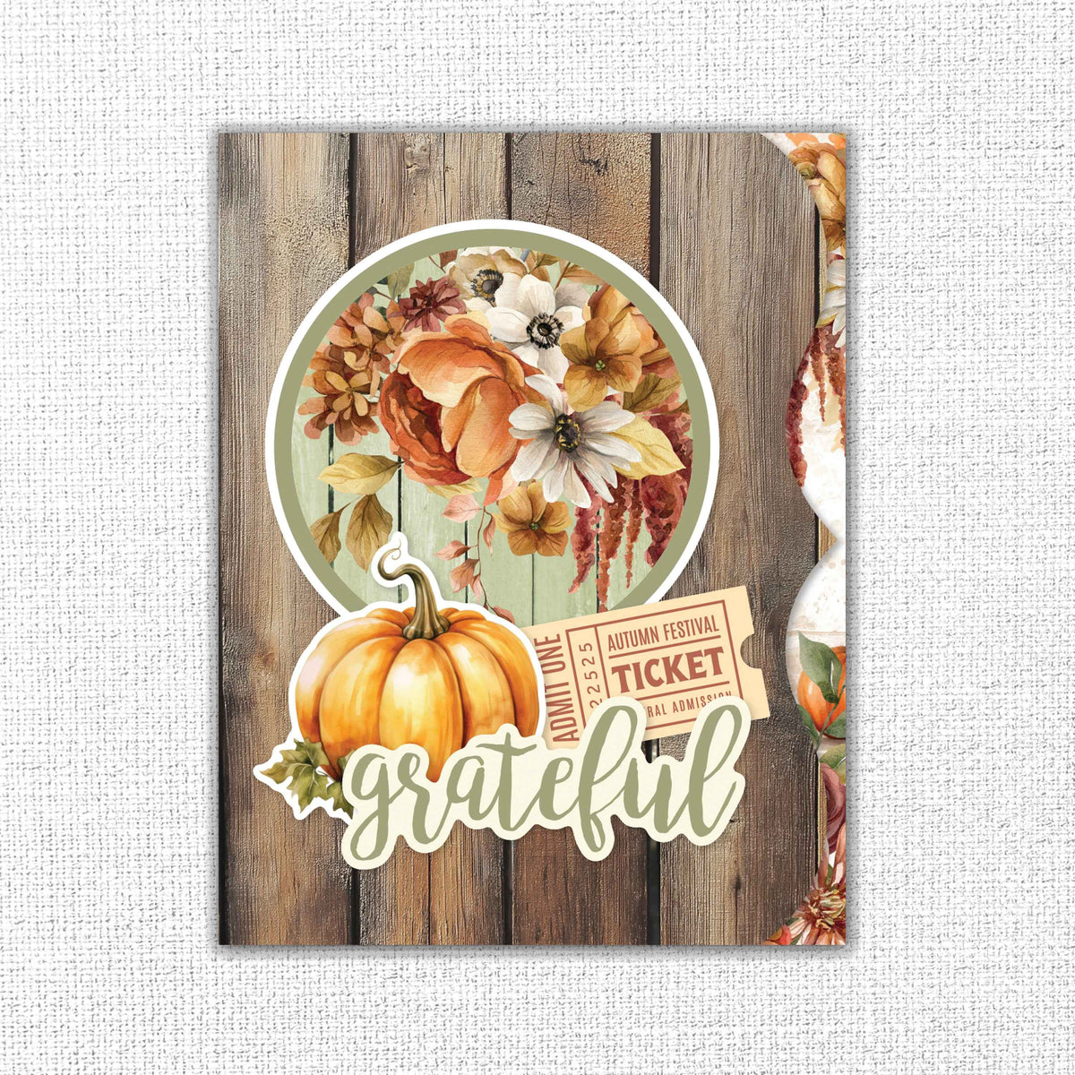 Autumn Florals Mini Folio Kit 35481