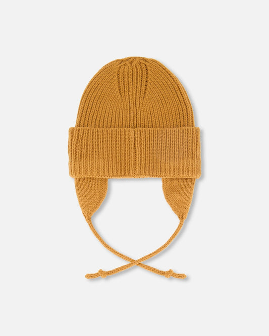 Baby Mid-Season Knit Hat Brown Pecan