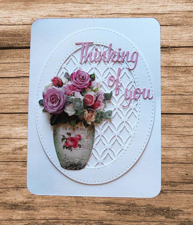 Hearty Crafts Easy 3D Toppers Flower in Vases